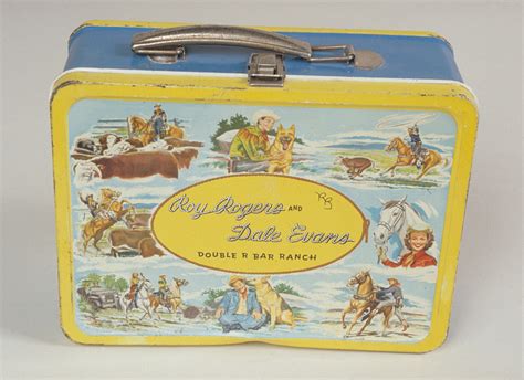 roy rogers metal lunch box|roy rogers lunch box for sale.